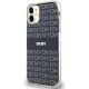 8. Etui DKNY IML Mono & Stripe MagSafe na iPhone 11 / Xr - czarne