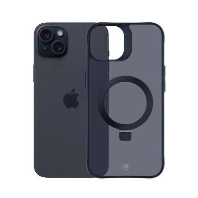 8. Etui 3mk Smoke Case Mag&Stand na Apple iPhone 15 plus - czarne