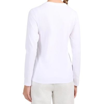4. Koszulka damska 4F longsleeve F639 biała 4FWMM00TLONF639 10S