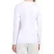 4. Koszulka damska 4F longsleeve F639 biała 4FWMM00TLONF639 10S