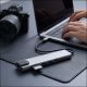 9. Hub USB Tech-Protect HB09 8w1 TYPE-C + USB-A 3.0 + USB-C 3.0 + HDMI 4K 60HZ + SD/TF + PD100W + RJ45 1000 MB/S - szary