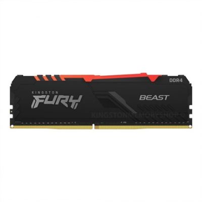 9. Kingston Technology FURY Beast RGB moduł pamięci 16 GB 1 x 16 GB DDR4 3200 MT/s 288-pin DIMM