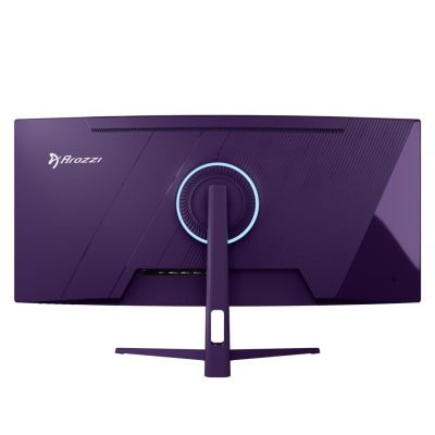 4. Arozzi Nova 34” Curved monitor komputerowy 86,4 cm (34") 3440 x 1440 px 4K Ultra HD LED Fioletowy