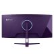 4. Arozzi Nova 34” Curved monitor komputerowy 86,4 cm (34") 3440 x 1440 px 4K Ultra HD LED Fioletowy