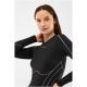 4. Bielizna damska VIKING Etna 2.0 Lady Longsleeve Bamboo czarno-fioletowa