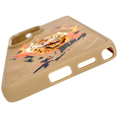 5. Etui Nimmy Tygrys MagSafe na Samsung Galaxy S26 Ultra - brązowe