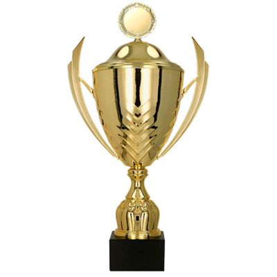 3. Puchar metalowy z przykrywką