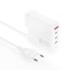 3. 4smarts Ladegert GaN Flex Pro 100W 3 USB-C+1 USB-A. Podróż