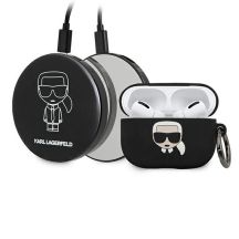 Etui Karl Lagerfeld Ikonik na AirPods Pro + Power Bank - czarne