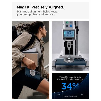 11. Etui Spigen AirSkin Aramid MagFit MagSafe na Samsung Galaxy Z Fold 8 Ultra - granatowe