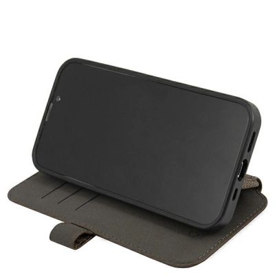 6. Etui Guess 4G Big Metal Logo na iPhone 13 Pro Max - brązowe