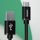 7. Dudao kabel przewód USB - USB Typ C Super Fast Charge 1 m czarny (L5G-Black)