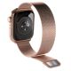 7. Pasek ze stali nierdzewnej Puro Milanese do Apple Watch 38 / 40 / 41 mm - różowy