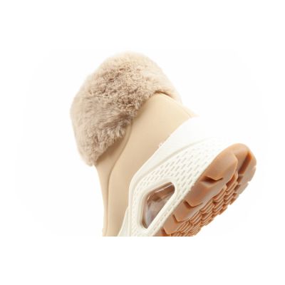 7. Skechers Uno Rugged buty sportowe damskie botki ocieplane zimowe brązowe