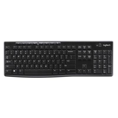 6. Klawiatura bezprzewodowa Logitech K270 RF Wireless QWERTZ Niemiecki Czarny