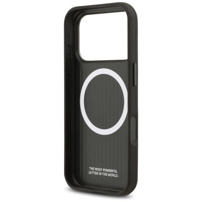 7. Etui BMW M FW Metal Logo MagSafe na iPhone 17 Pro Max - czarne