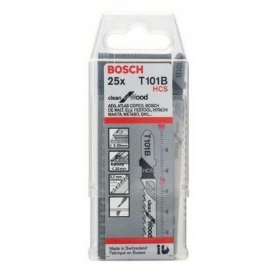 2. Bosch 2 608 633 622 wyrzynarka, piła wyrzynarkowa oraz ostrze do piły tarczowej Ostrze wyrzynarki Stal wysokowęglowa (HCS) 25 szt.
