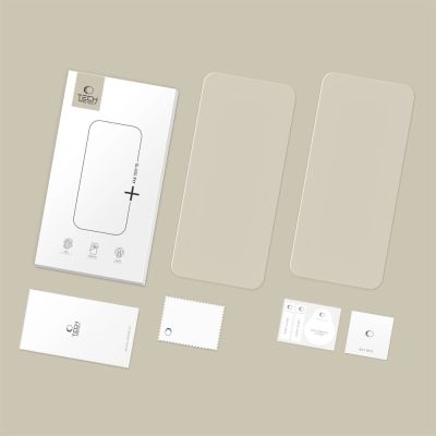 7. Szkło hartowane Tech-Protect Glass Fit+ 2-pack na iPhone 16 Pro Max / 17 Pro Max - przezroczyste