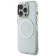 2. Etui Guess IML Metal Colored Circle Classic Logo MagSafe na iPhone 16 Pro Max - białe