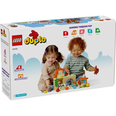 5. LEGO DUPLO  10416 Opieka nad zwierzętami na farmie