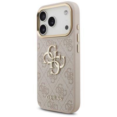 2. Etui Guess 4G Big 4G Classic Logo na iPhone 17 Pro - różowo-złote