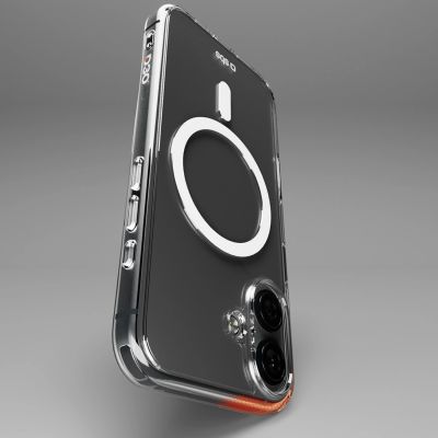 4. Etui SBS Extreme Mag D3O MagSafe do iPhone 16 - przezroczyste