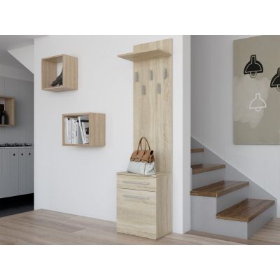 2. WIESZAK SZAFKA NA BUTY DUO DĄB SONOMA