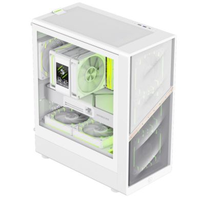 4. GameMax AERIS 330 MW Mini Tower Biały