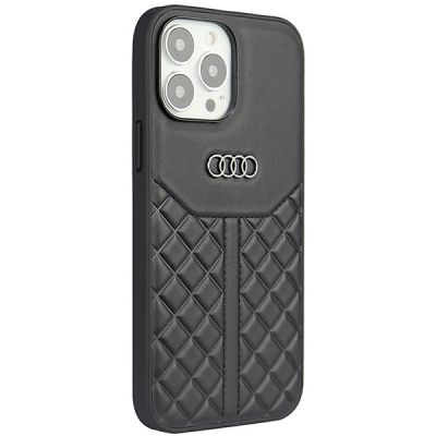 2. Etui Audi Genuine Leather na iPhone 13 Pro / 13 - czarne