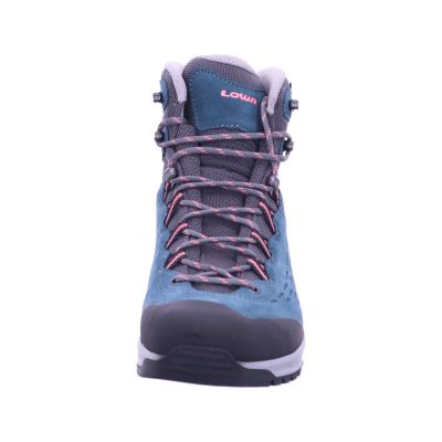 6. Buty trekkingowe damskie Lowa Explorer II GTX Mid Ws turkosowe (220764 7413)