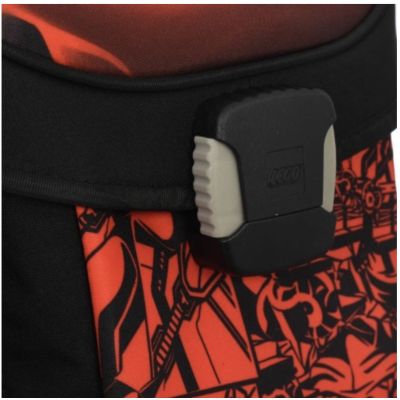7. Plecak szkolny dziecięcy do przedszkola czerwony 18L Lego Ninjago Easy red  - 20043-2202
