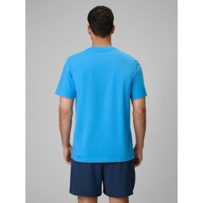 2. T-shirt regular z nadrukiem męski 4F 4F 4FWSS26TTSHM2783-33S