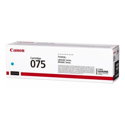 9. Canon 075 kaseta z tonerem 1 szt. Oryginalny Cyjan