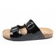 13. Klapki robocze Abeba Sandals Black W 8088