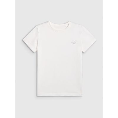 13. T-shirt regular gładki (ZESTAW 2 szt.) dziecięcy 4F 4FJRAW25TTSHU3157-91S