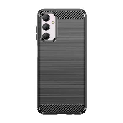 7. Elastyczne etui wzór karbon do Samsung Galaxy M14 Carbon Case - czarne