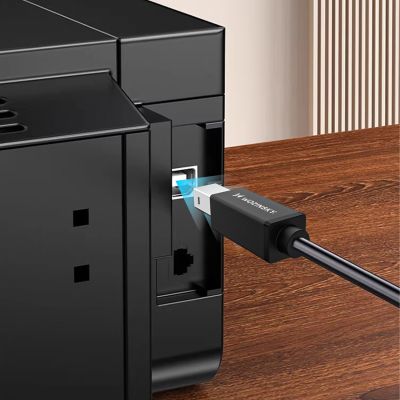 5. Kabel Wozinsky WKDDY2S USB-B - USB-C 2m - czarny