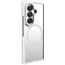 Etui UNIQ Veren AF Magclick Charging na Samsung Galaxy Z Flip 8 - białe