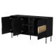 3. Komoda INSERTO 3D 143,5x40x80 czarny + LED