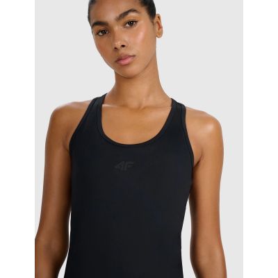 2. Top treningowy slim szybkoschnący damski  4F 4FWMM00TFSLF0762-20S