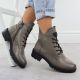 5. Botki damskie workery ocieplane szare Vinceza 58609