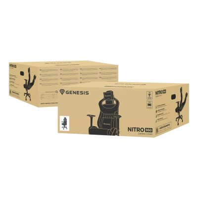 12. Fotel gamingowy NATEC Genesis Nitro 950 NFG-1366 (kolor czarny)