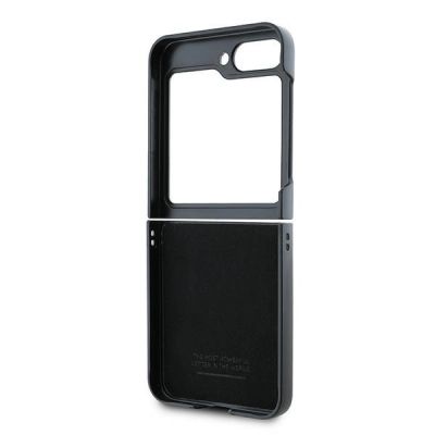 7. Etui BMW Carbon Blue Line na Samsung Galaxy Z Flip 6 - czarne