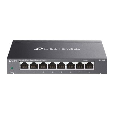 Switch TP-Link Omada DS108G Gigabit Ethernet (10/100/1000) Czarny