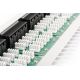 10. Digitus Panel krosowy (patch panel) ISDN 19" 50x RJ45 (8P4C), LSA poziom, kat.3, nieekranowany, 1U, szary