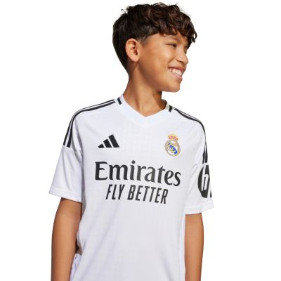 5. Koszulka dla dzieci adidas Real Madrid 24/25 Home biała JX2139