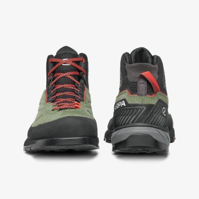 3. Buty podejściowe damskie Scarpa Rapid XT Mid GTX - birch/coral