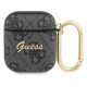 Etui Guess 4G Script Metal Collection na AirPods 1 / 2 - szare