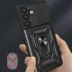 5. Etui pancerne Hybrid Armor Camshield z osłoną aparatu i metalowym ringiem do Samsung Galaxy S25 - czarne