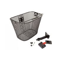 Koszyk rowerowy HT-102 siatka przód click